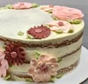 Naked with Buttercream Flowers