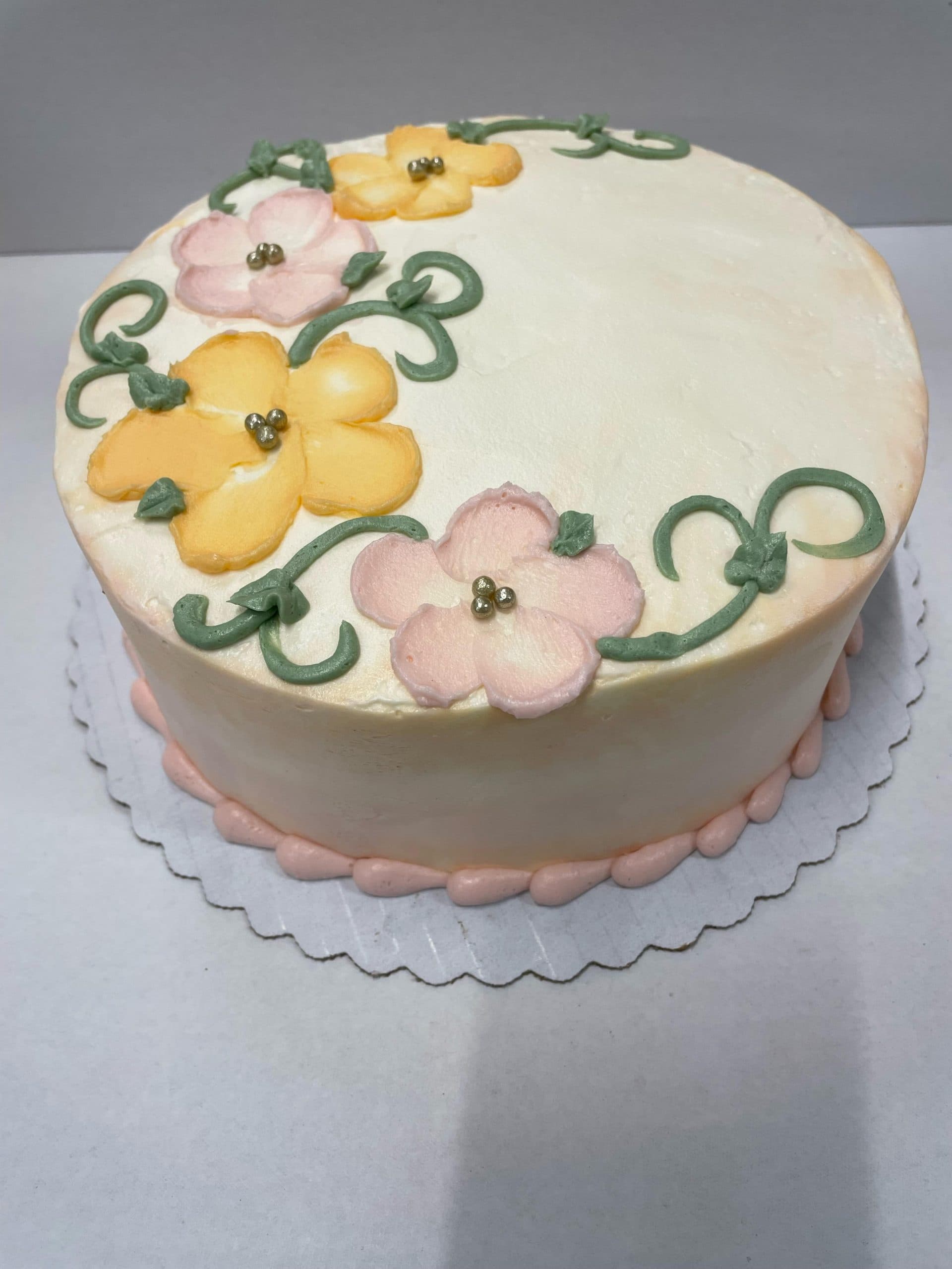Painted Buttercream Flower — photo 1