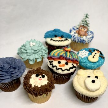 Fancy Christmas Cupcakes