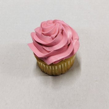 One colour swirl cupcake