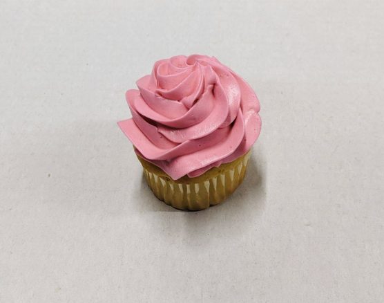 One colour swirl cupcake
