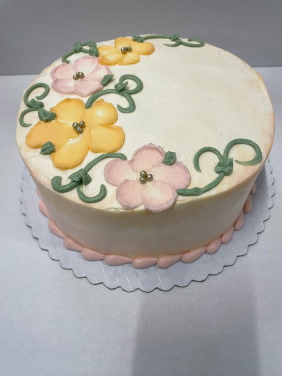 Painted Buttercream Flowers